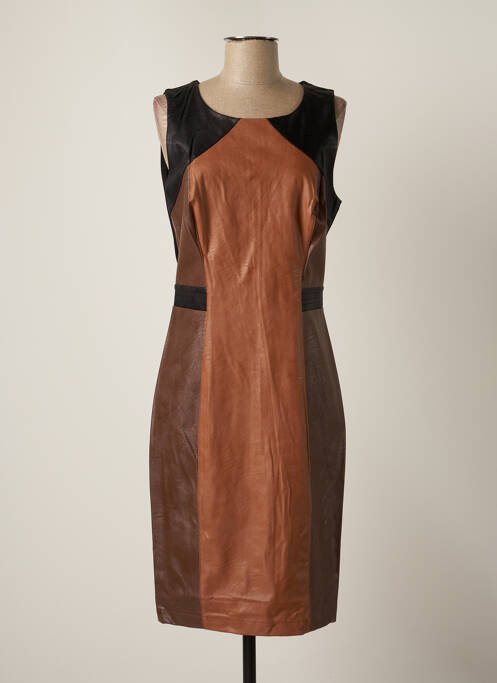 Rochie midi maro RINASCIMENTO femeie