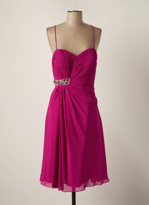 Rochie midi violet ELLEBELINE femeie