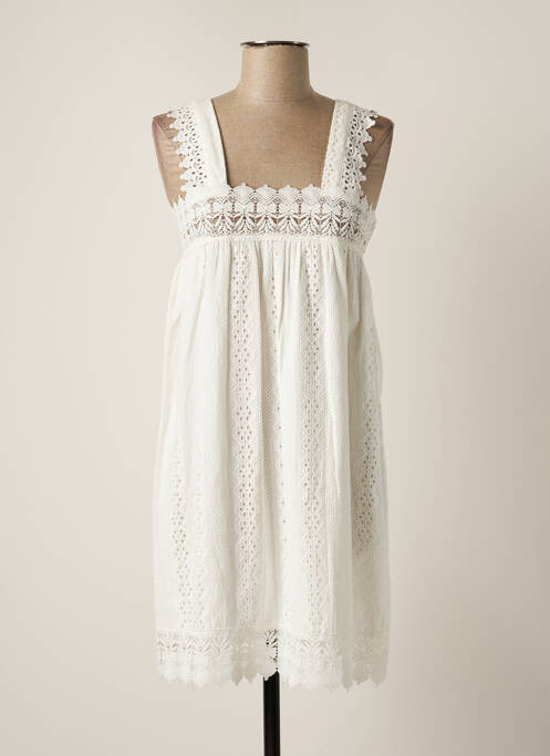 Rochie scurtă alb GOLDEN DAYS femeie