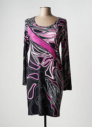 Rochie scurtă negru GLOSS LINE femeie