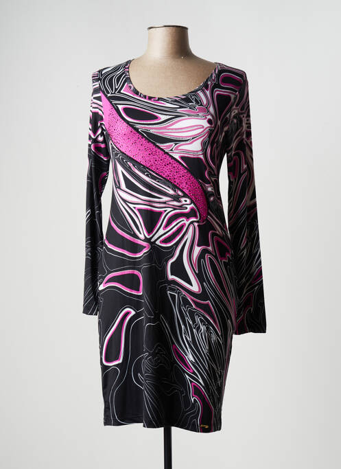 Rochie scurtă negru GLOSS LINE femeie