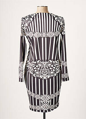 Rochie scurtă mâneci lungi mâneci lungi negru GLOSS LINE femeie