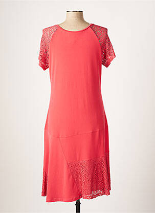 Rochie midi mâneci scurte mâneci scurte roz TELMAIL femeie