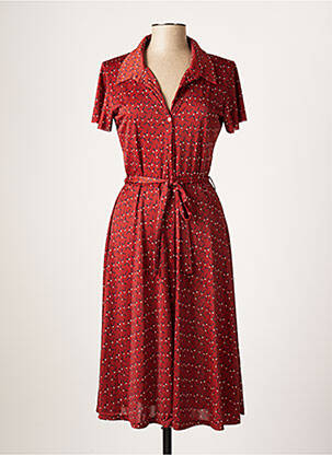 Rochie midi maro LONKEL femeie