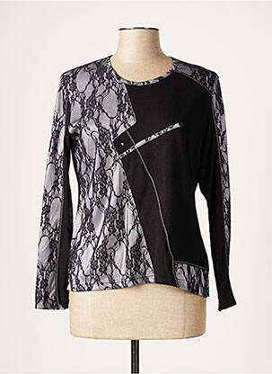 Top negru FRANCE RIVOIRE femeie