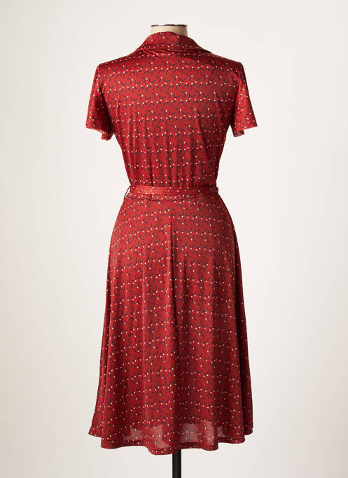 Rochie midi maro LONKEL femeie