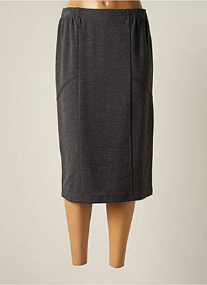 Fustă midi gri GRIFFON femeie