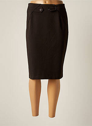 Fustă midi maro SUSPENS "A" femeie