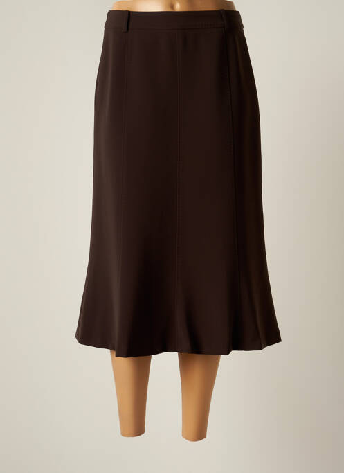 Fustă midi maro ANTONELLE femeie