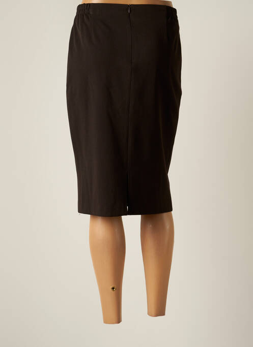 Fustă midi maro SUSPENS "A" femeie