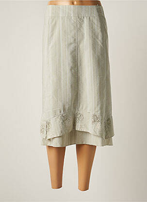 Fustă midi verde JEAN DELFIN femeie