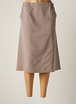 Fustă midi maro VALMODE femeie