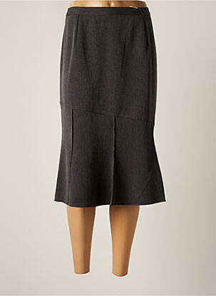 Fustă midi gri ELISABETH. B femeie