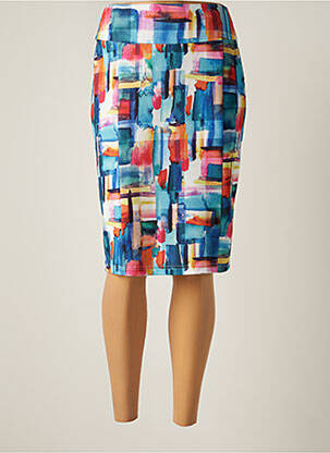 Fustă midi albastru GUY DUBOUIS femeie