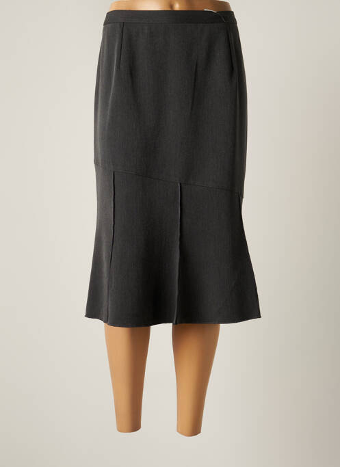 Fustă midi gri ELISABETH. B femeie