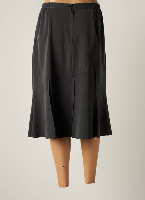 Fustă midi gri ELISABETH. B femeie