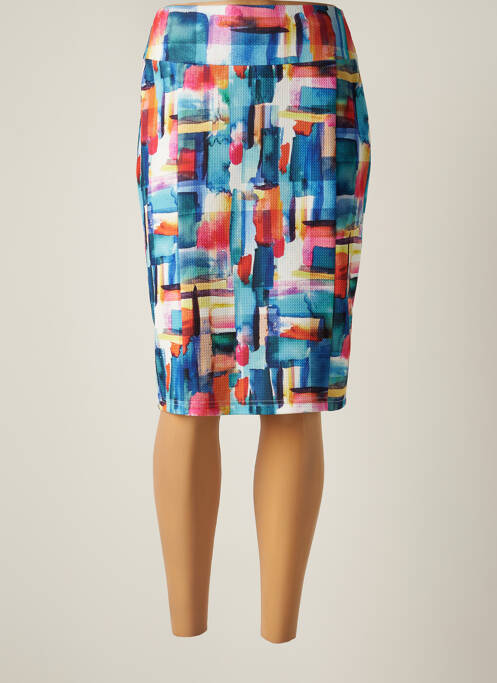 Fustă midi albastru GUY DUBOUIS femeie