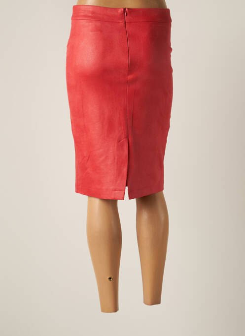 Fustă midi roșu MISS TIC femeie