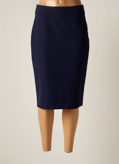 Fustă midi albastru GUY DUBOUIS femeie