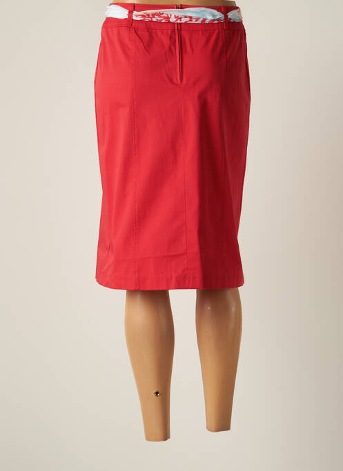 Fustă midi roșu INITIATIVE femeie