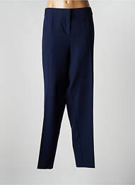 Pantalon drept țesătură crep mărime normală albastru FRANCE RIVOIRE femme