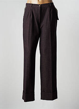 Pantalon larg maro ATLANTA femeie