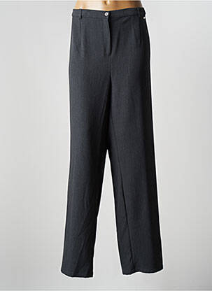 Pantalon drept elasticitate talie înaltă gri LEWINGER femeie