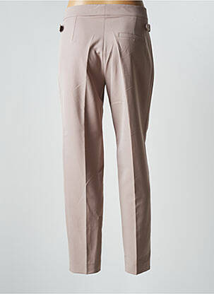 Pantalon drept țesătură crep talie înaltă bej MANIGANCE femeie