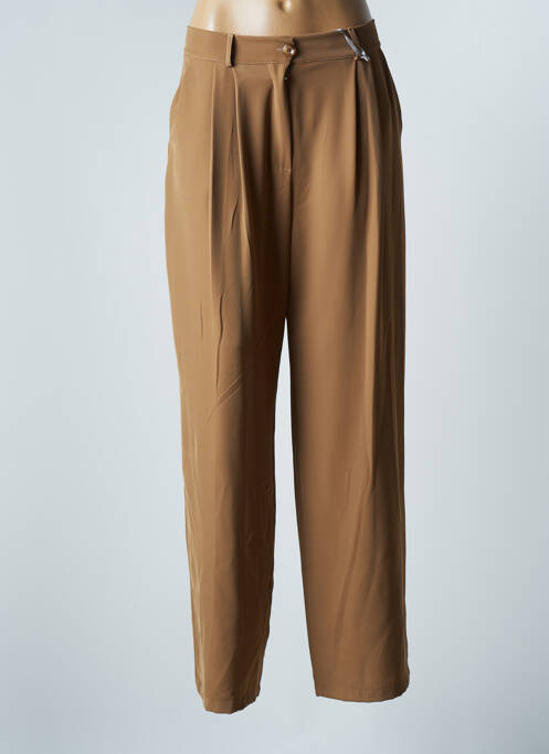 Pantalon larg bej RINASCIMENTO femeie