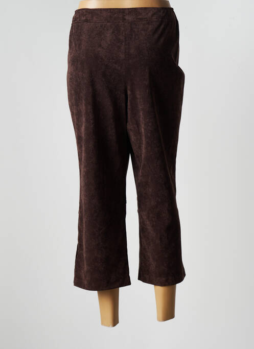 Pantalon trei sferturi maro JEAN DELFIN femeie