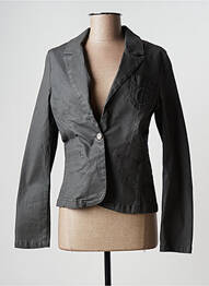 Sacou finisaj interior deformat gri CARLA KOPS femme
