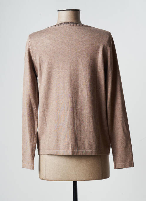 Vestă cu mâneci lungi maro TRIPODE femeie