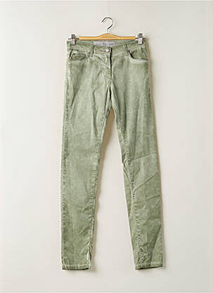 Pantalon slim elasticitate mărime normală verde CARLA KOPS femeie
