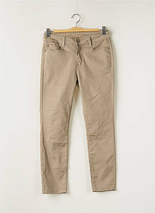 Pantalon slim bej KY CREATION femeie