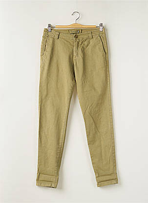 Pantalon chino verde KOSMIKA femeie