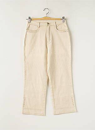 Pantalon trei sferturi bej I.QUING femeie