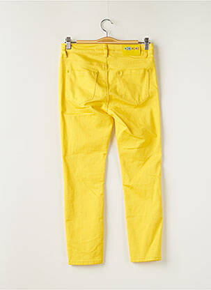 Pantalon 7/8 elasticitate mărime normală galben KY CREATION femeie