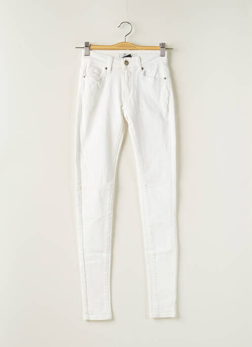 Pantalon slim alb NINA CARTER femeie