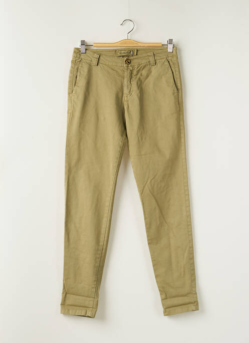 Pantalon chino verde KOSMIKA femeie