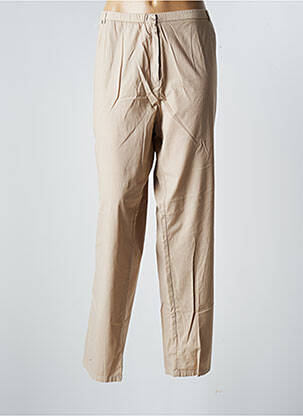 Pantalon drept bej GUY DUBOUIS femeie