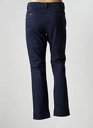 Pantalon chino închidere cu fermoar sub clapetă cu nasturi mărime normală albastru R.DISPLAY femeie