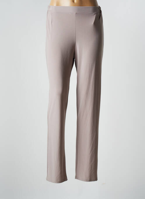 Pantalon drept bej BOGUAR femeie