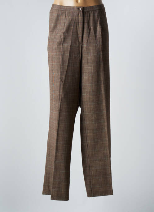 Pantalon chino maro FRANCOISE F femeie