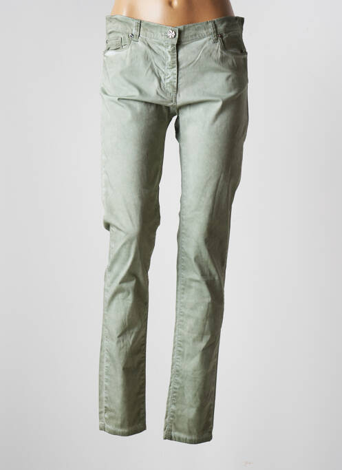 Pantalon slim verde CARLA KOPS femeie