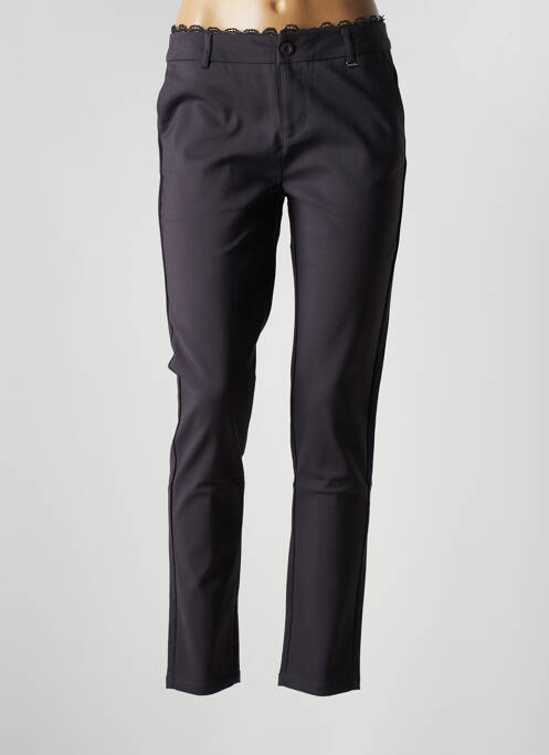 Pantalon slim gri FREESIA femeie