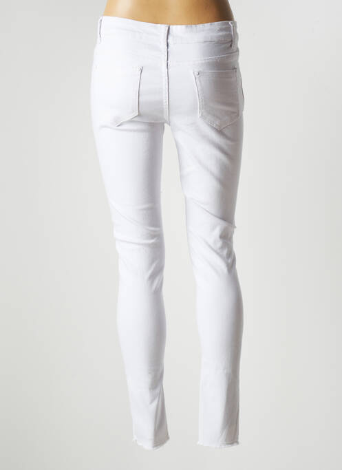Pantalon slim alb NINA CARTER femeie