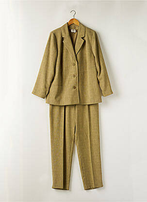 Set pantaloni croială dreaptă verde FRANCE RIVOIRE femeie