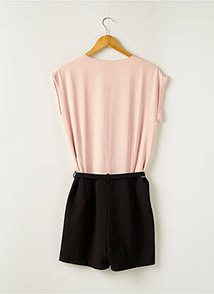 Salopetă scurtă țesătură crep mâneci scurte roz BEST MOUNTAIN femeie