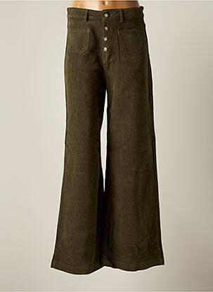 Pantalon larg verde SMF femeie