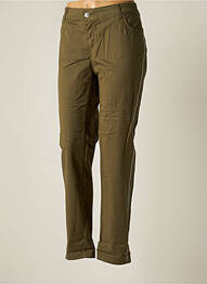 Pantalon slim elasticitate mărime normală verde KITANA femeie